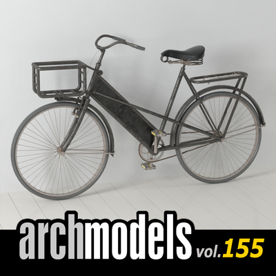 小品模型155-35（老式自行车）