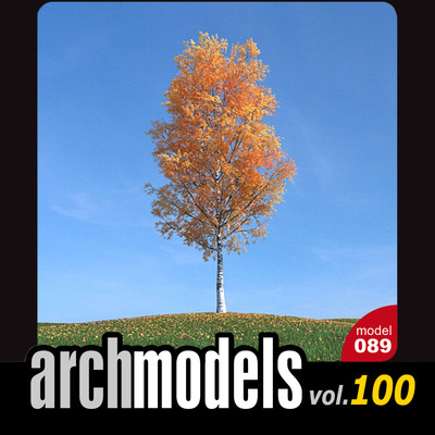 小品模型100-89（秋天植物树）