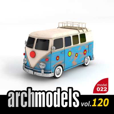 小品模型120-22（玩具巴士汽车装饰品）