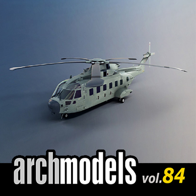 小品模型84-19（重型直升机）