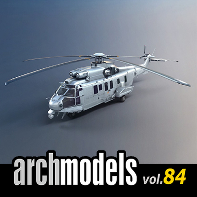 小品模型84-18（舰载直升机）