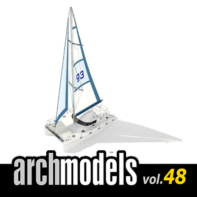 小品模型48-24（帆船）