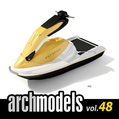 小品模型48-32（摩托艇）